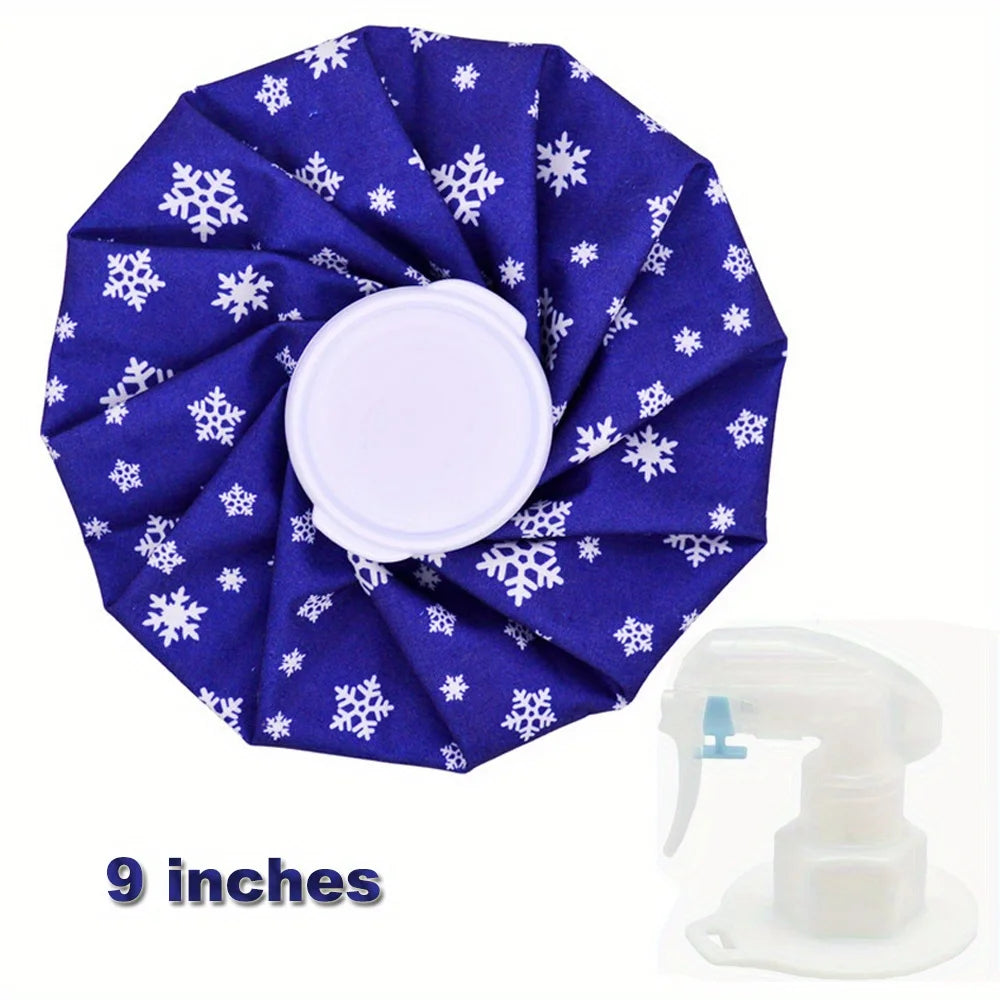 Reusable Hot & Cold Ice Bag – Knee, Shoulder, Ankle Therapy Hot Cold Therapy Bag PLUSH Blue Set-9 inch
