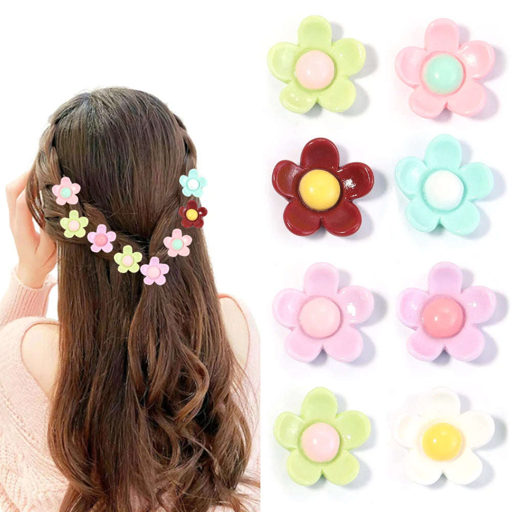 20pcs 3D Resin Flower Flatback Cabochons 20mm – DIY Jewelry Resin Flatback Cabochons PLUSH