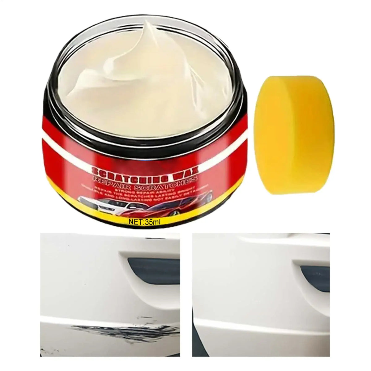 Car Scratch Remover Polish Wax – All-Color Paint Repair Car Polish Wax PLUSH