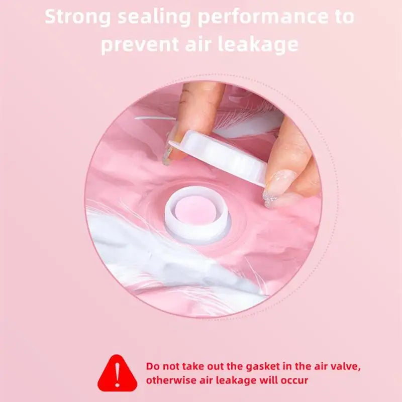 Reusable Vacuum Compression Bags with Pump | Clothes Storage Vacuum Storage Bags PLUSH