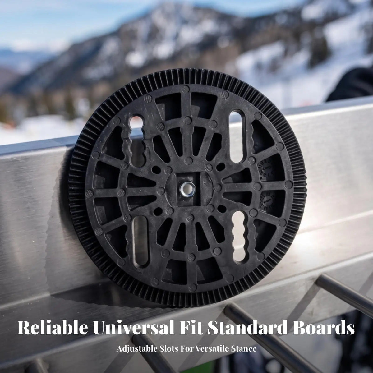 Snowboard Binding Disc Mount Plate – Replacement Hardware & Pad Snowboard Binding Accessory PLUSH