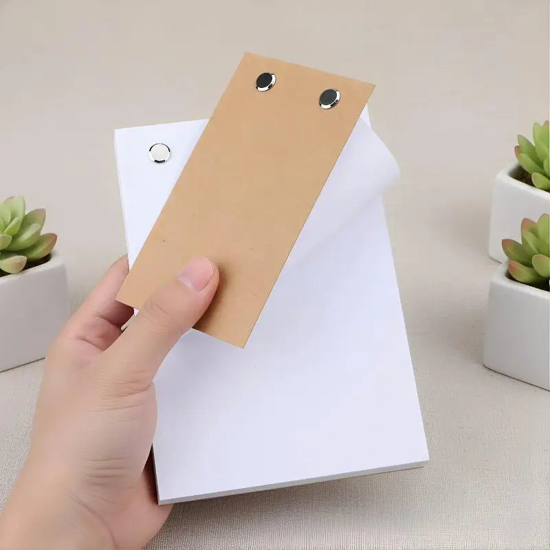 Blank Flip Book Kit 60/100 Sheets – Animation Paper & Screws Flip Book Kit PLUSH