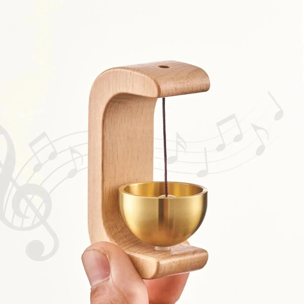 Wooden Wind Chime Doorbell – Decorative Hanging Door Bell Wind Chime Doorbell PLUSH