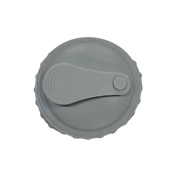 Reusable Silicone Soda Can Lid – Beer & Drink Can Stopper Silicone Can Lid PLUSH Grey