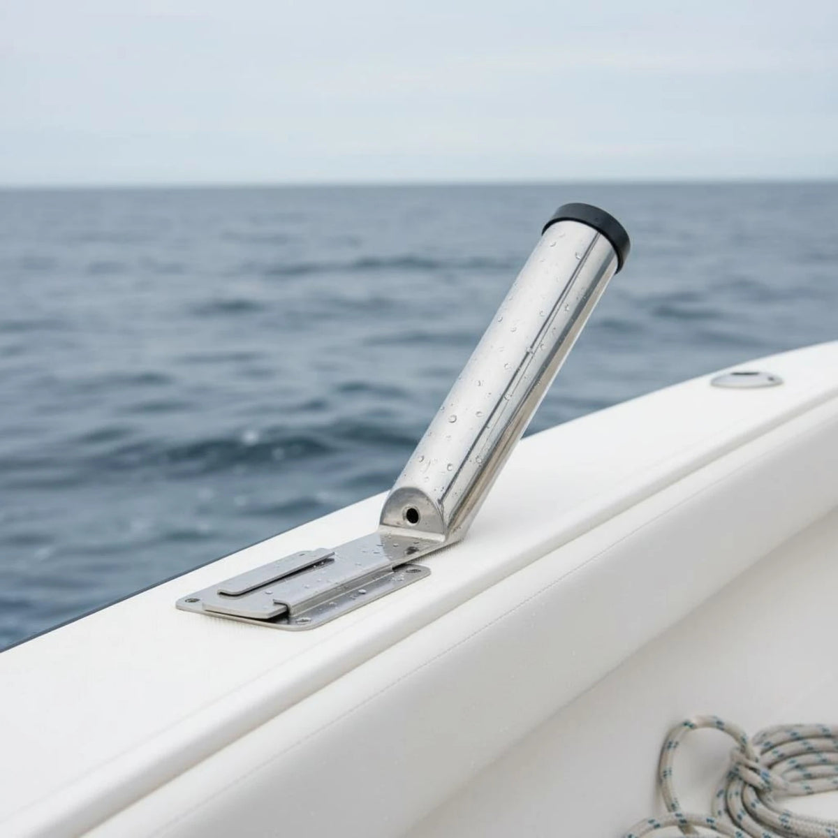 Stainless Steel Boat Rod Holder – Mirror Polished Marine Mount Boat Rod Holder PLUSH