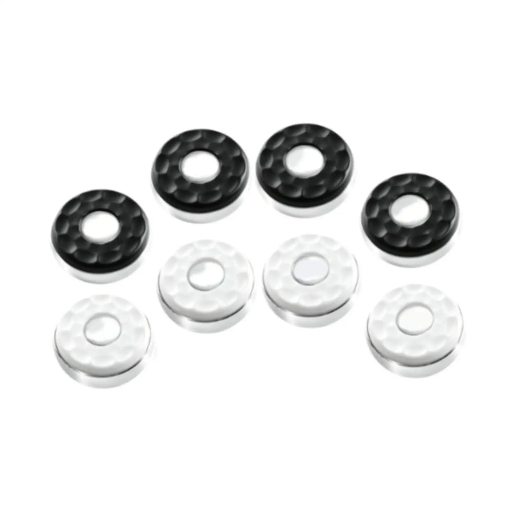 Mini Shuffleboard Pucks Set – 8pc Tabletop Game Accessories Shuffleboard Pucks Set PLUSH BlackWhite