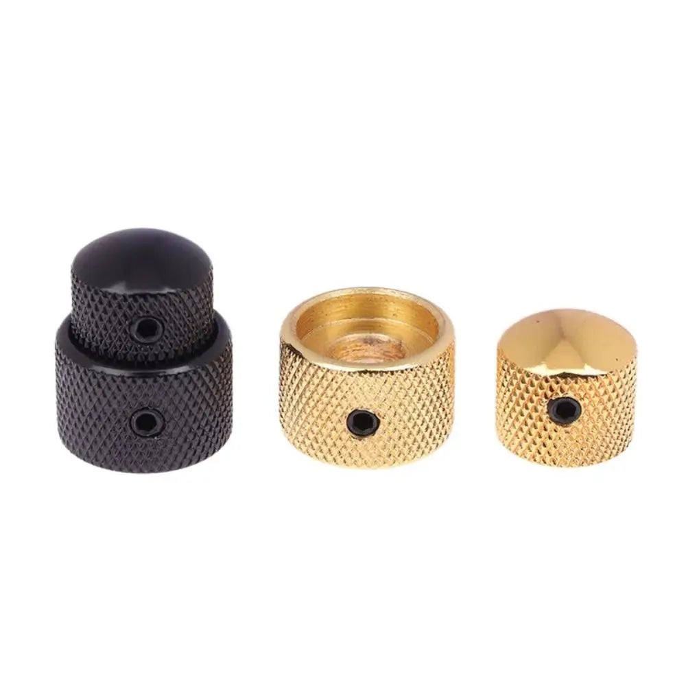 3pcs Dual Concentric Stacked Guitar Control Knobs 2-in-1 Guitar Control Knobs PLUSH