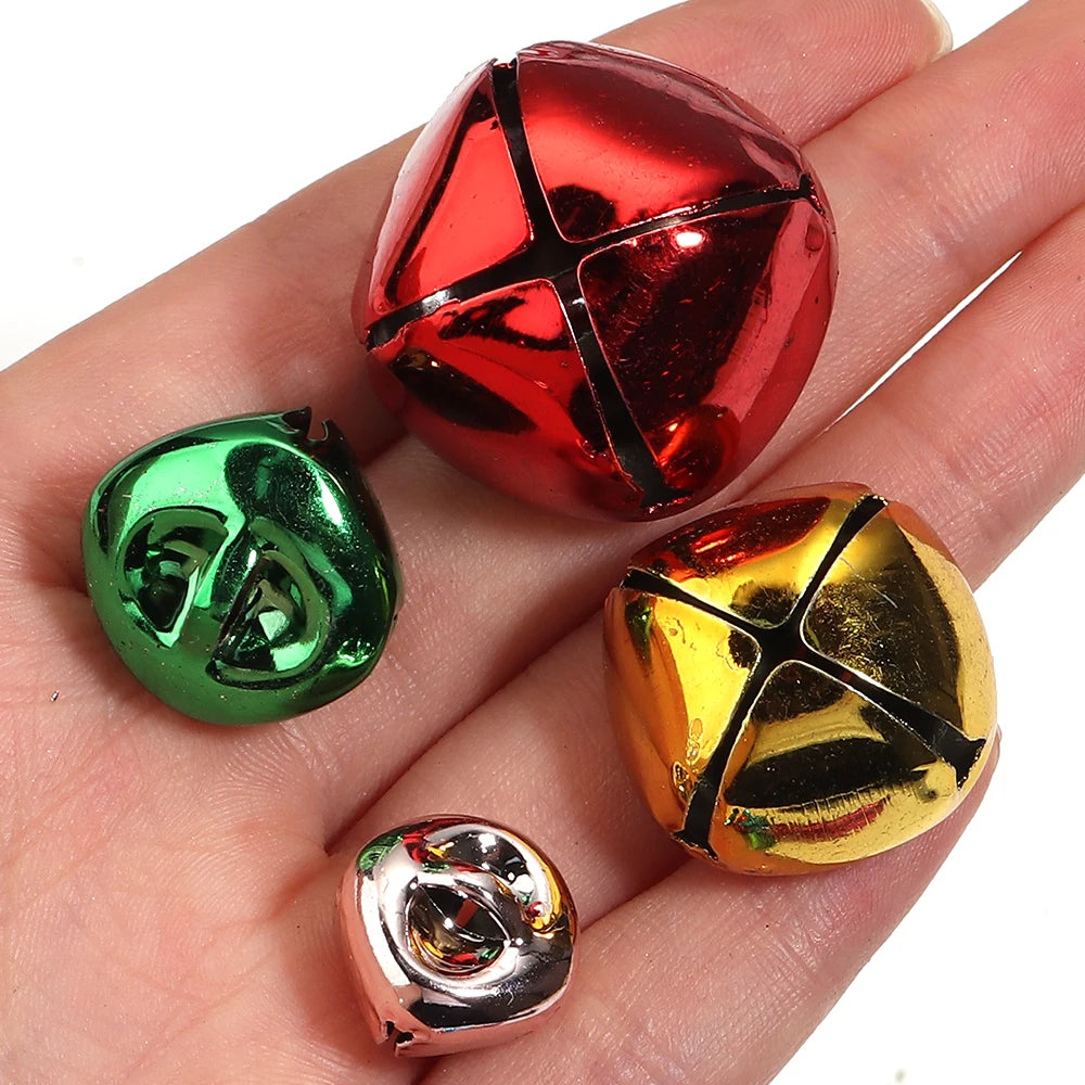 20-30pcs Mixed Color Metal Jingle Bells – Christmas & DIY Jewelry DIY Craft Bells PLUSH