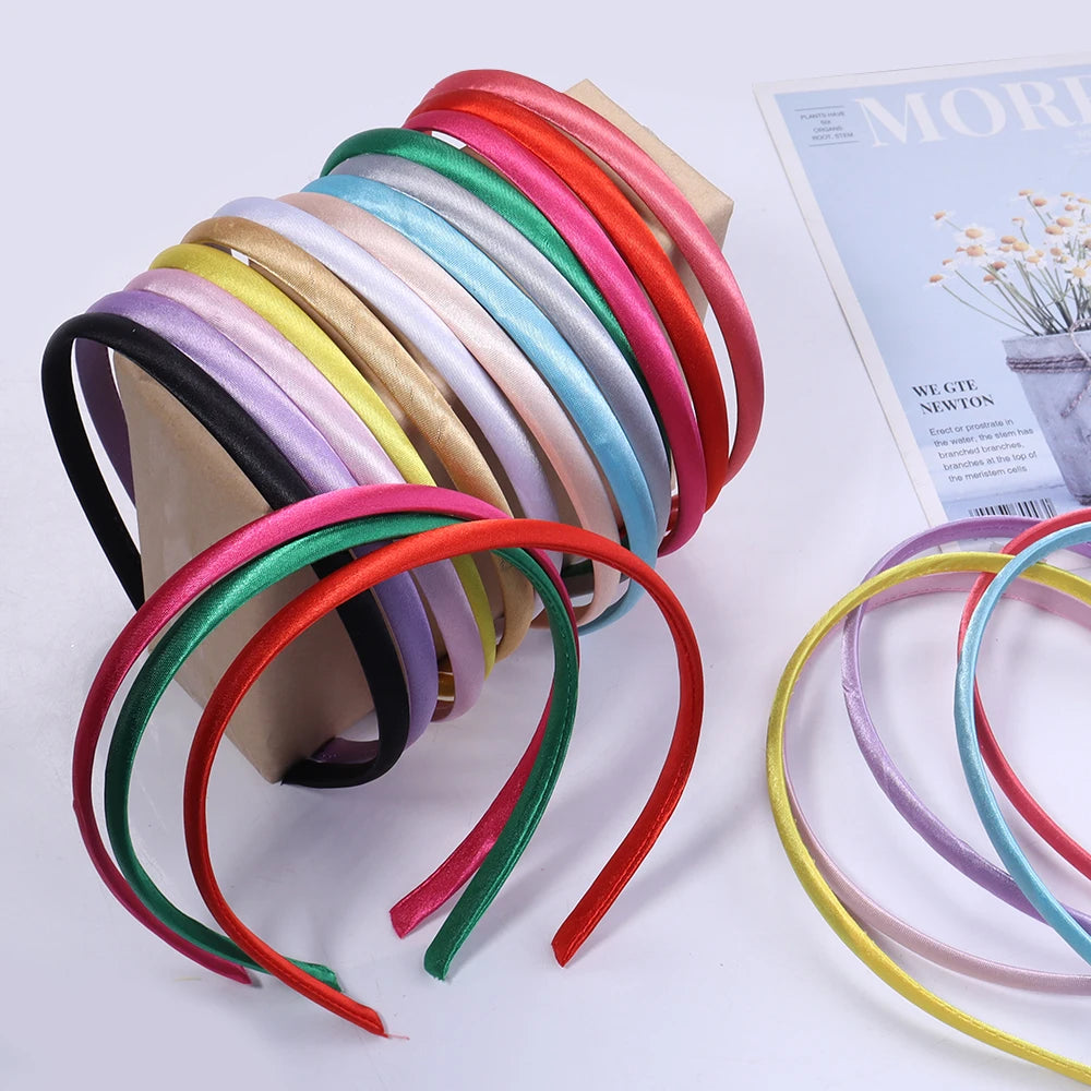 10pcs 9mm Fabric Cover Hairband Blank Base – DIY Hair Hoops DIY Hairband Base PLUSH