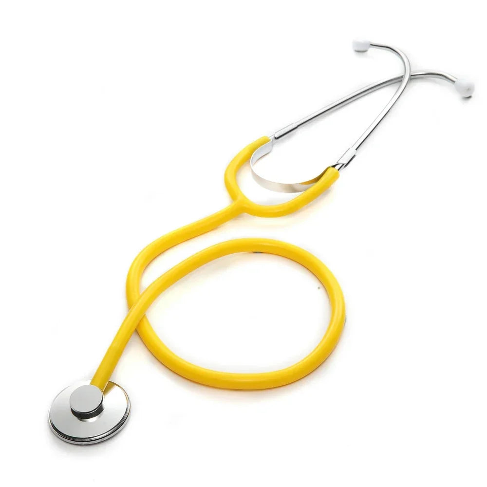 XceeFit Single Head Stethoscope | Doctor, Student & Vet Medical Stethoscope PLUSH Yellow