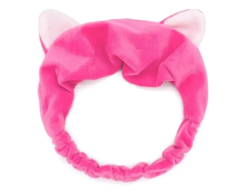 Cute Elastic Cat Ears Headband for Women – Korean Style Cat Ears Headband PLUSH 6