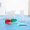 5pcs 50mL Plastic Erlenmeyer Conical Flasks – Lab Set Lab Flask Set PLUSH Default Title