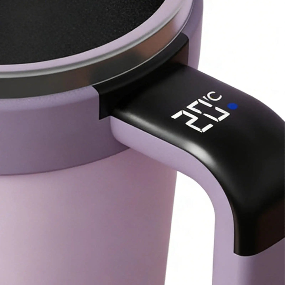 USB Self Stirring Coffee Mug 380ML | LCD Temp Display Self Stirring Mug PLUSH