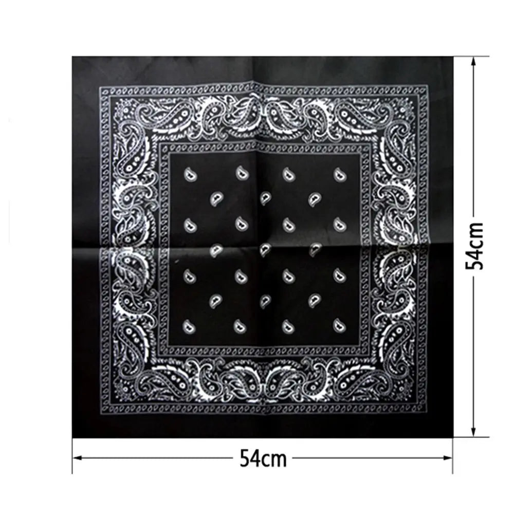 Paisley Cotton Bandana – Headwrap, Wristband & Neck Scarf Bandana & Headwrap PLUSH