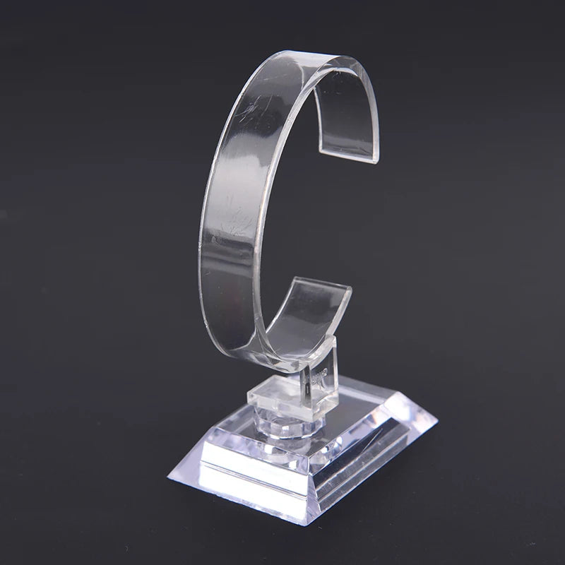 Transparent Plastic Watch Display Stand – Wristwatch Holder Rack Watch Display Stand PLUSH