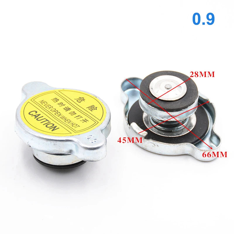Universal Radiator Cap 0.9 & 1.1 Bar – Metal Coolant Cap Radiator Cap PLUSH A1