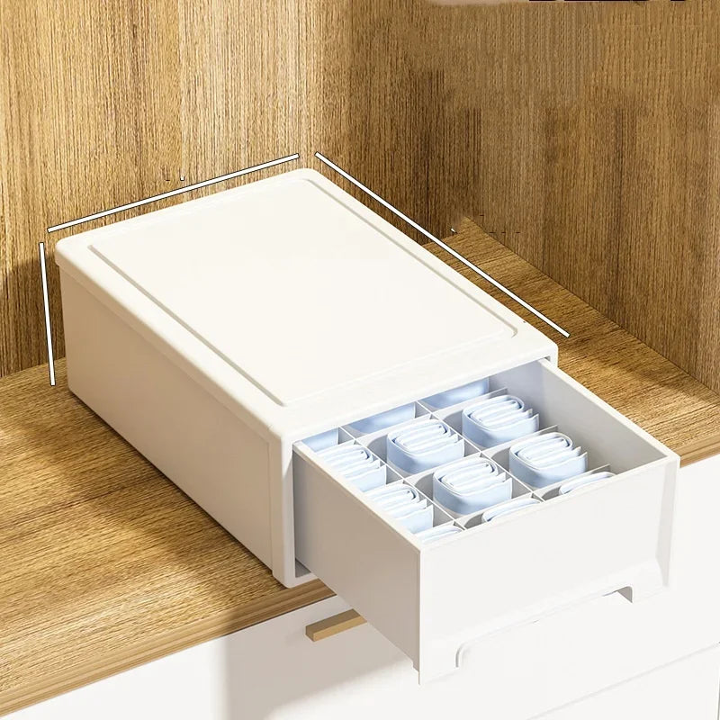 Stackable Drawer Storage Box – High-Capacity Clothes Organizer Drawer Storage Box PLUSH