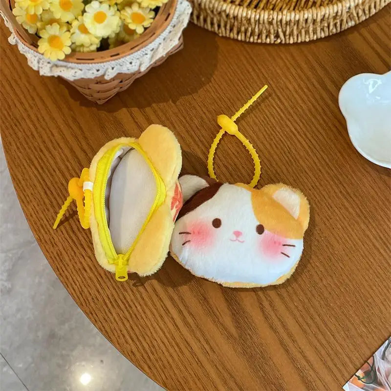 Kawaii Plush Coin Bag – Backpack Pendant & Keychain Pouch Plush Coin Pouch PLUSH