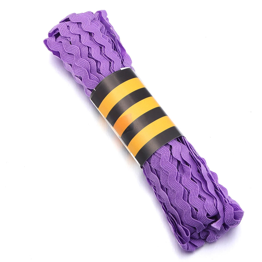 15 Yards 5cm Ric Rac Zig Zag Trim Ribbon – DIY Craft Sewing Ric Rac Trim Ribbon PLUSH Purple 5mm 15yards