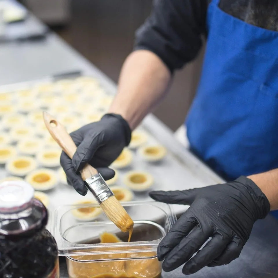 Disposable Black Nitrile Gloves – Food Safe, 10/40/100 Pack Disposable Nitrile Gloves PLUSH