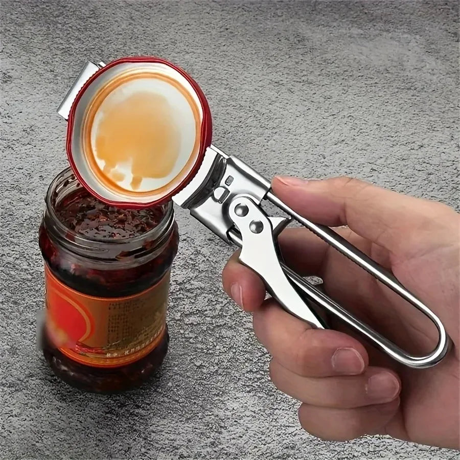 Adjustable Multi-Function Jar & Bottle Opener – Stainless Steel Jar & Bottle Opener PLUSH