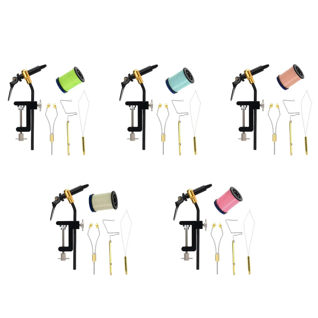 Professional Fly Tying Tool Set – Vise, Bobbin & Knot Finisher Fly Tying Kit PLUSH
