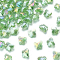 50pcs Butterfly Crystal Glass Spacer Beads – Multicolor DIY Glass Spacer Beads PLUSH Fruit Green