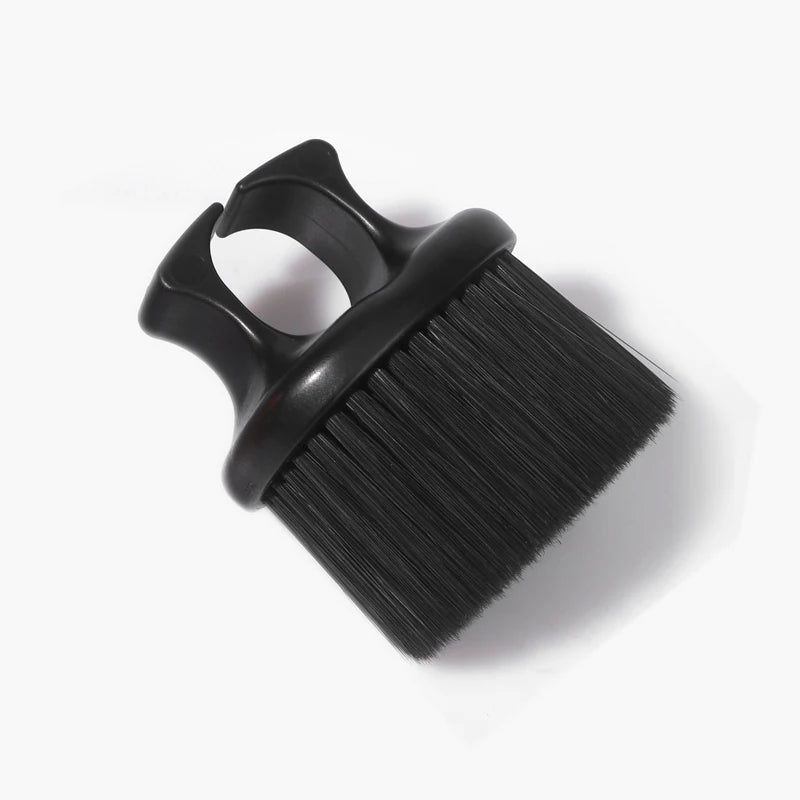 Professional Hair Sweeping Brush & Beard Cleaning Comb Hair Grooming Brush PLUSH black
