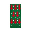 Knitted Christmas Hat & Scarf Set – Striped Snowflake Pom Holiday Knit Set PLUSH Scarf 5