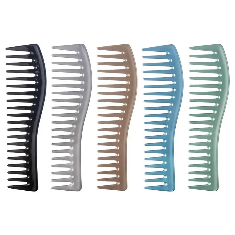 Wide Tooth Resin Comb for Curly, Thick & Wet Hair Styling Wide Tooth Comb PLUSH
