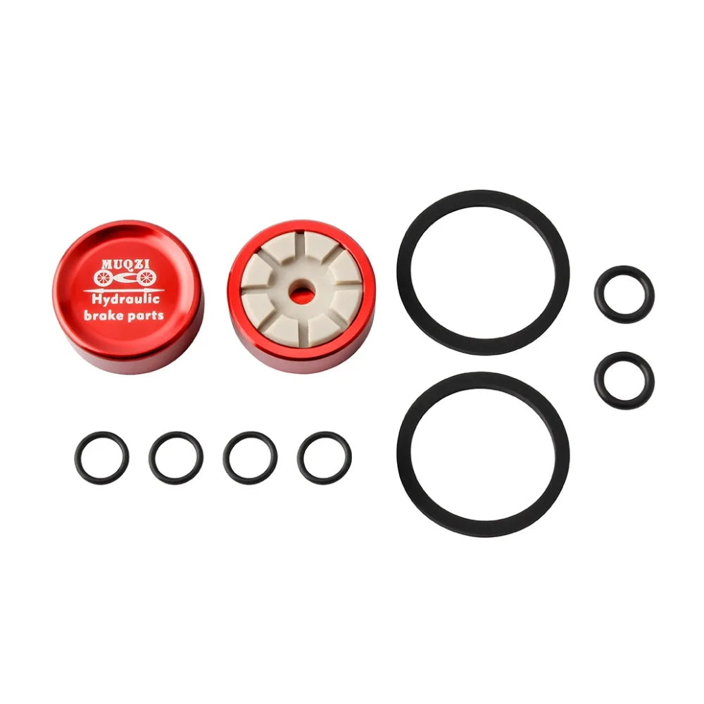 MTB Hydraulic Disc Brake Caliper Seal Kit – Aluminum Alloy Brake Caliper Seal Kit PLUSH Red