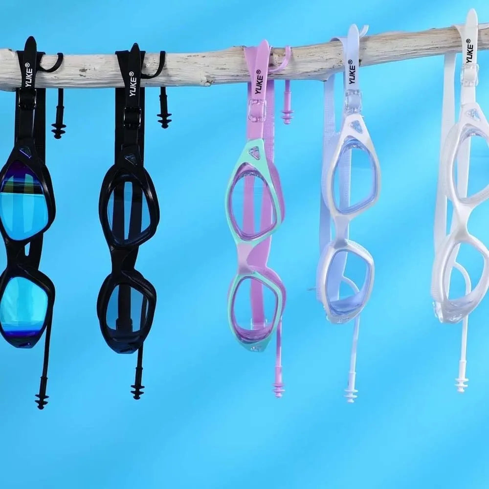 Waterproof Swimming Goggles | Big Frame, Anti-Fog, 3D Fit Swimming Goggles PLUSH