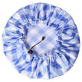 Extra Large Reusable Shower Cap – Double Layer PEVA Waterproof Shower Cap PLUSH 3