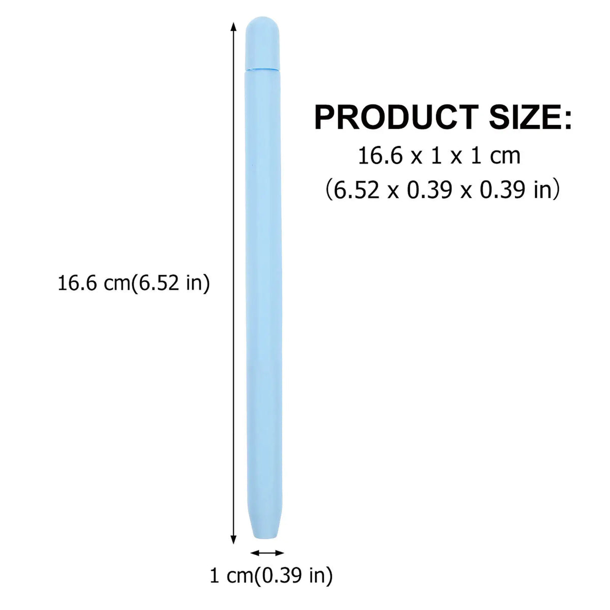 Silicone Stylus Pen Case Cover – Anti-Slip Grip & Protection Stylus Pen Cover PLUSH Blue