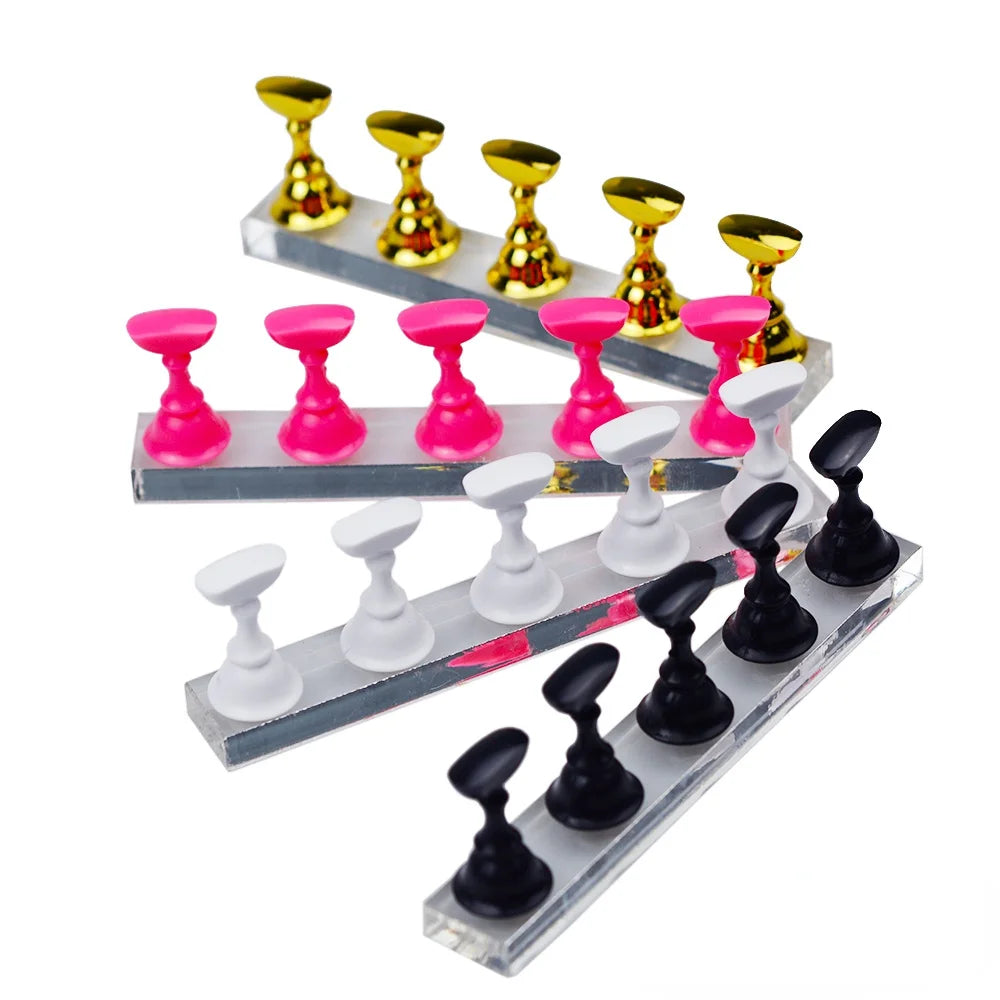 Nail Art Practice Display Stand – Chessboard Magnetic Tips Set Nail Art Display Stand PLUSH