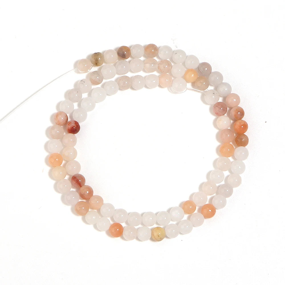 Pink Aventurine Stone Round Spacer Beads 4–12mm | DIY Jewelry Stone Spacer Beads PLUSH 4mm