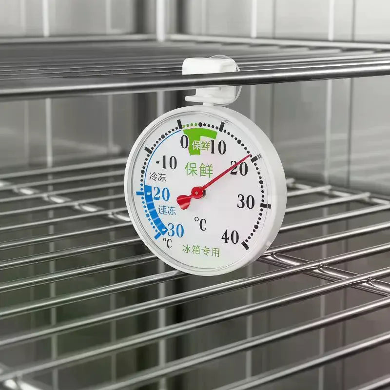 Fridge & Freezer Thermometer – Waterproof, Mercury-Free, ±1°C Refrigerator Thermometer PLUSH