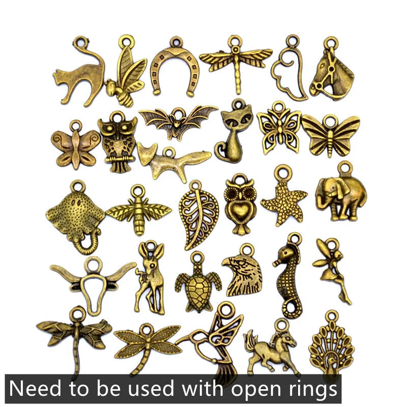 30pcs Dreadlock Braid Beads – Mixed Charm Hair Rings Set Hair Braid Beads PLUSH 30pcs NO.12