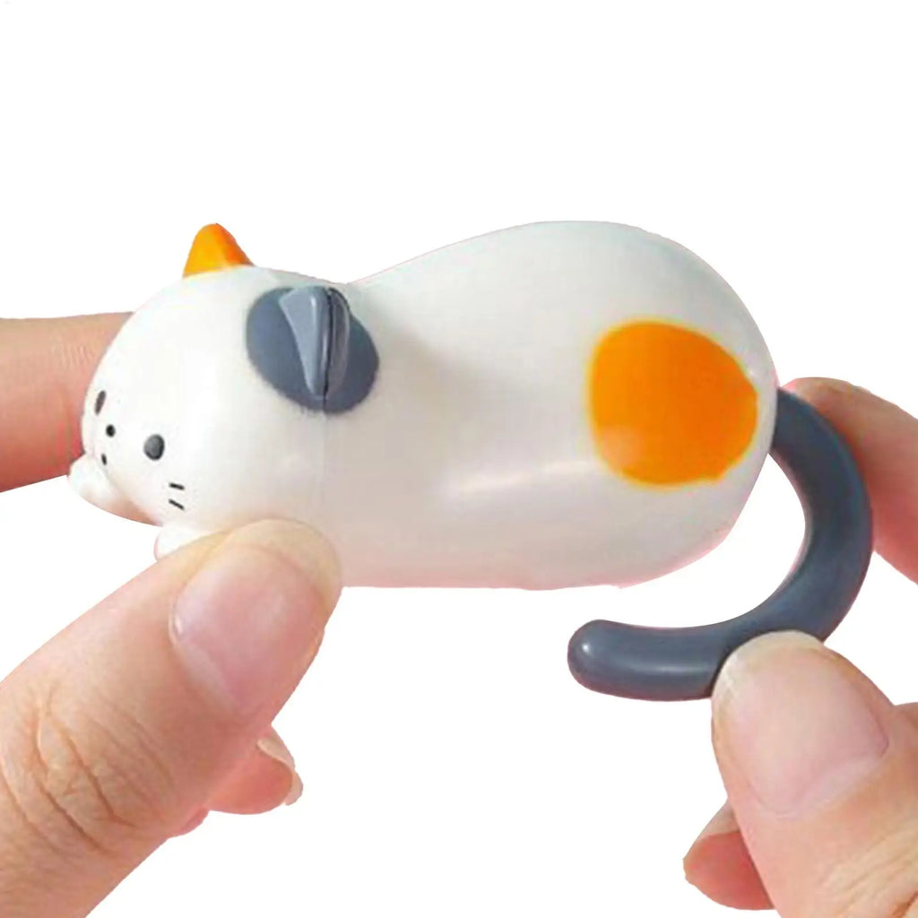 Clockwork Rolling Cat Wind-Up Toy – Fun Kitten Figurine Wind-Up Toy PLUSH