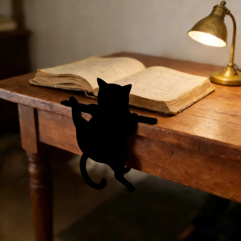 Black Cat Bookmark – Cute Gift for Students & Teachers Novelty Bookmark PLUSH