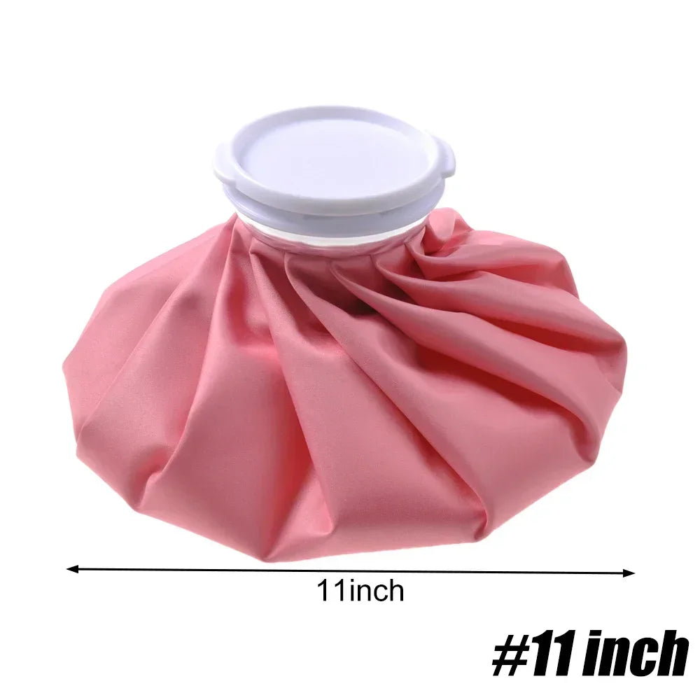 Reusable Ice Bag Hot & Cold Compress 6" 9" 11" – Knee & Head Hot Cold Ice Bag PLUSH Pink-11inch