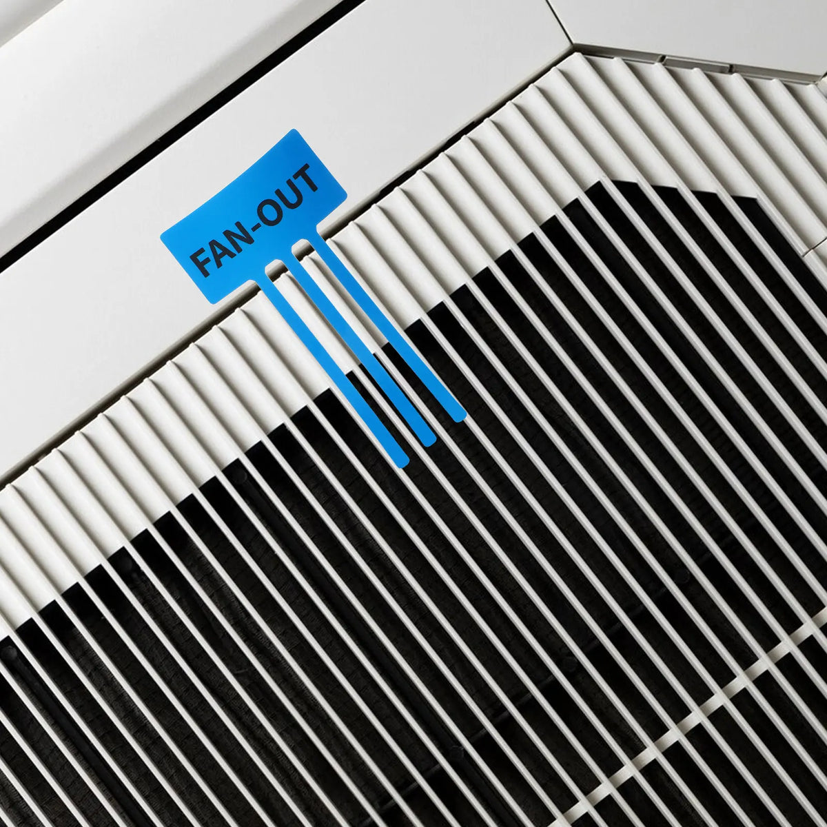 AC Airflow Indicating Stickers 10 Sheets – Self-Adhesive Vent Decals HVAC Vent Stickers PLUSH