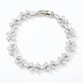 Copper Zircon Ice Flower Bracelet – Mixed Color Women's Zircon Bracelet PLUSH style3