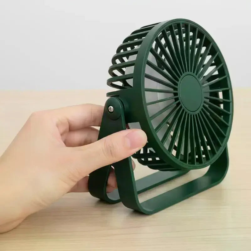 Portable Mini USB Desktop Fan – Quiet Cooling for Home & Office USB Desktop Fan PLUSH
