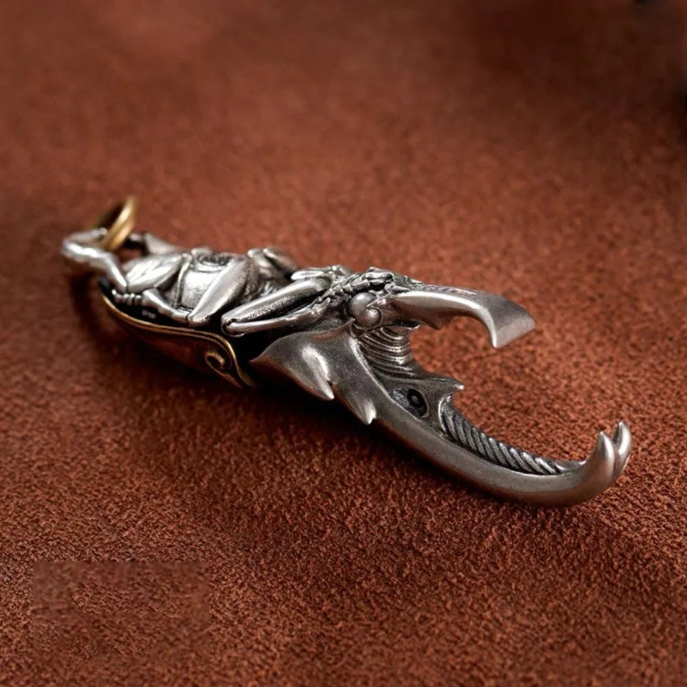 Brass Beetle Keychain – Copper Mini Bug Key Ring & Bottle Opener Novelty Keychain PLUSH