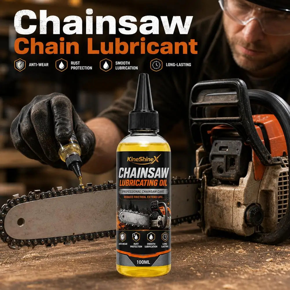 Chainsaw Chain Lubricant Oil – Rust & Wear Resistant 100ml Chainsaw Chain Oil PLUSH