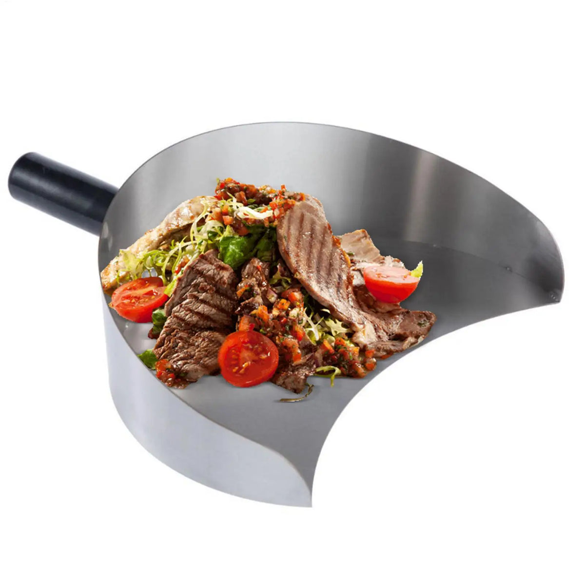 Stainless Steel Meat Catcher Pan – Portable BBQ Grill Tray BBQ Grill Drip Pan PLUSH