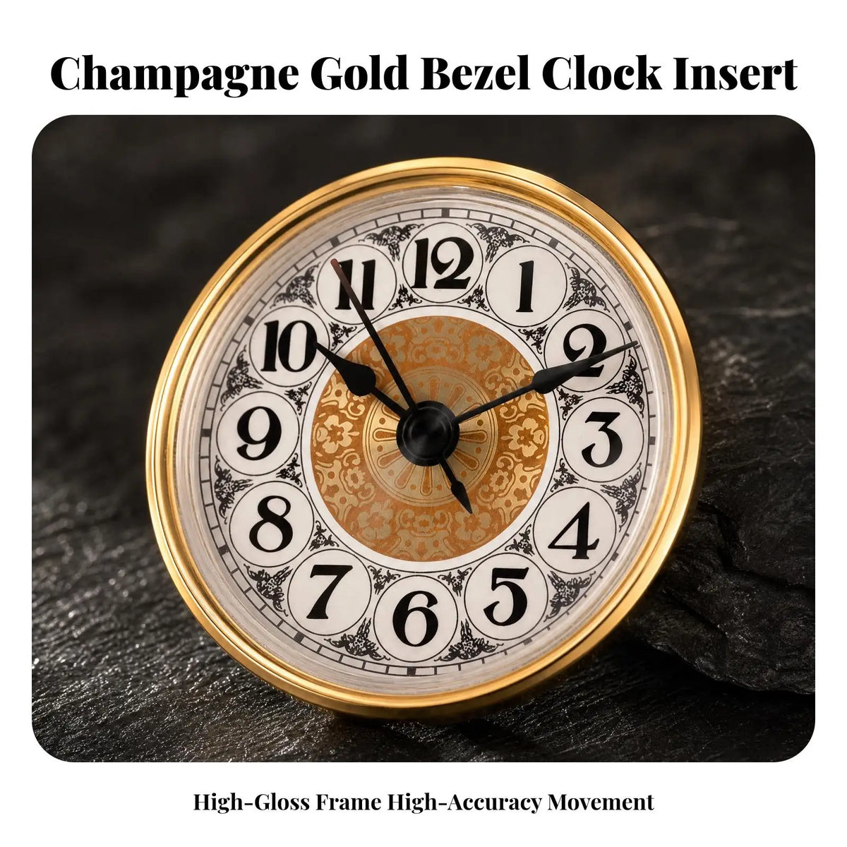 Round Quartz Clock Insert 76mm – DIY Clock Mechanism 3-Pack Clock Insert Mechanism PLUSH