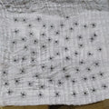Realistic Fake Spider Web Halloween Decoration Party Props Halloween Decoration PLUSH White 200g-30Spider