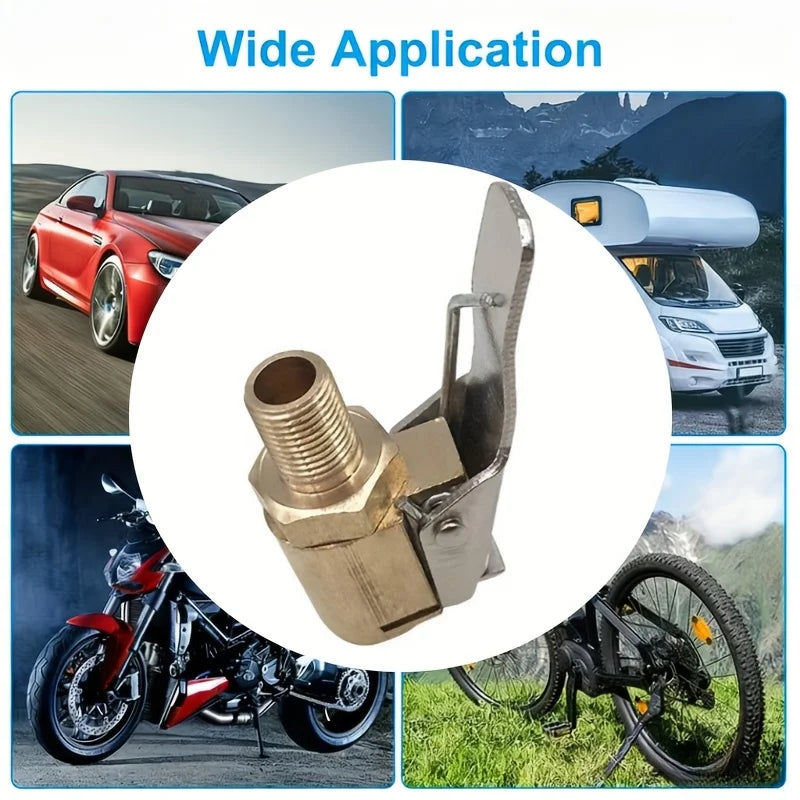 Brass Quick Release Air Chuck Tire Inflator Adapter US Thread Tire Inflator Adapter PLUSH